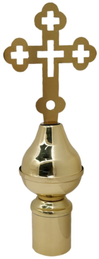 Наконечник, кріплення, древко для хоругв